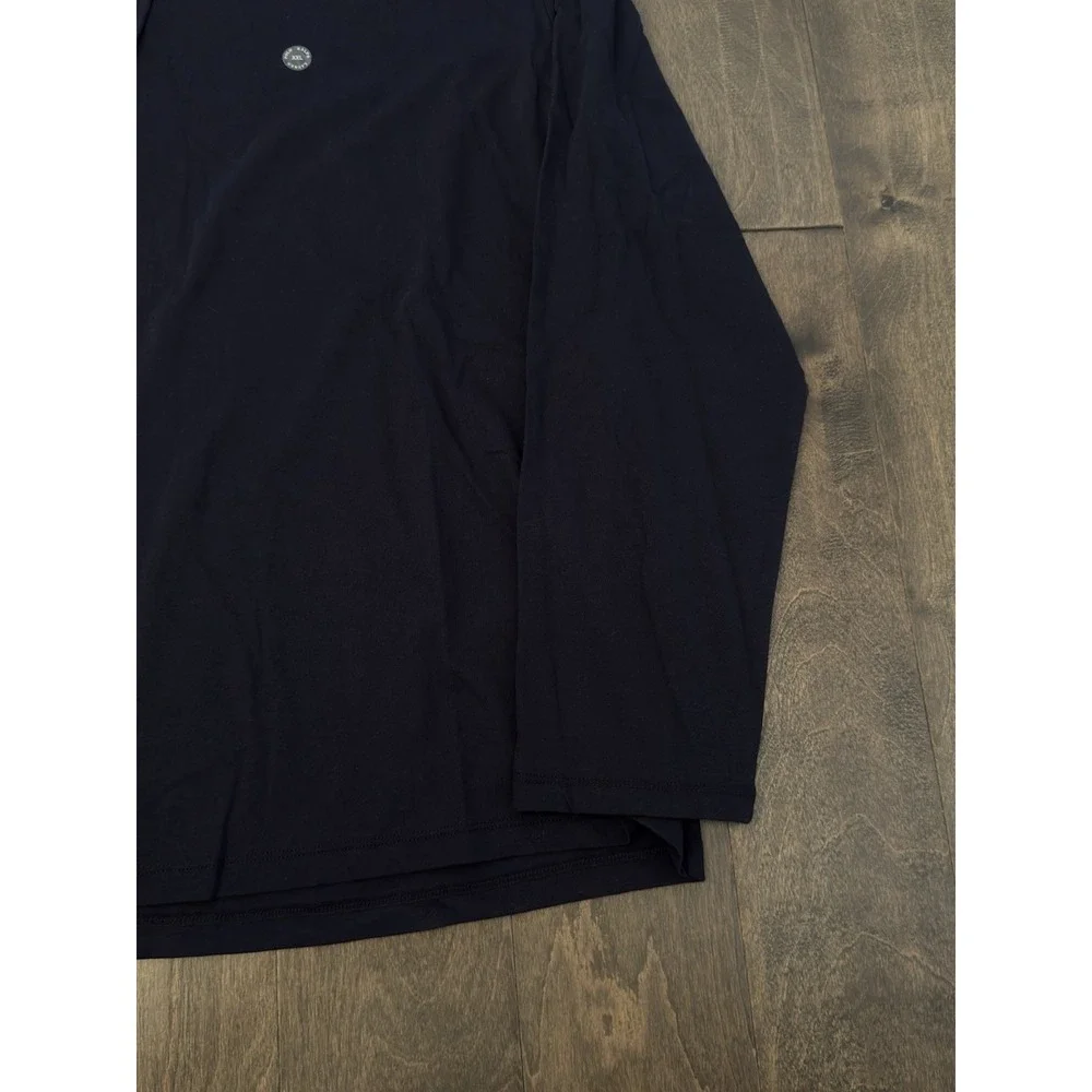 Polo Ralph Lauren Mens Navy Blue Hooded Shirt 2XL Red Pony Long Sleeve NWT